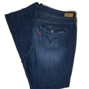 Levi's 542 medium dark flare Jeans mint